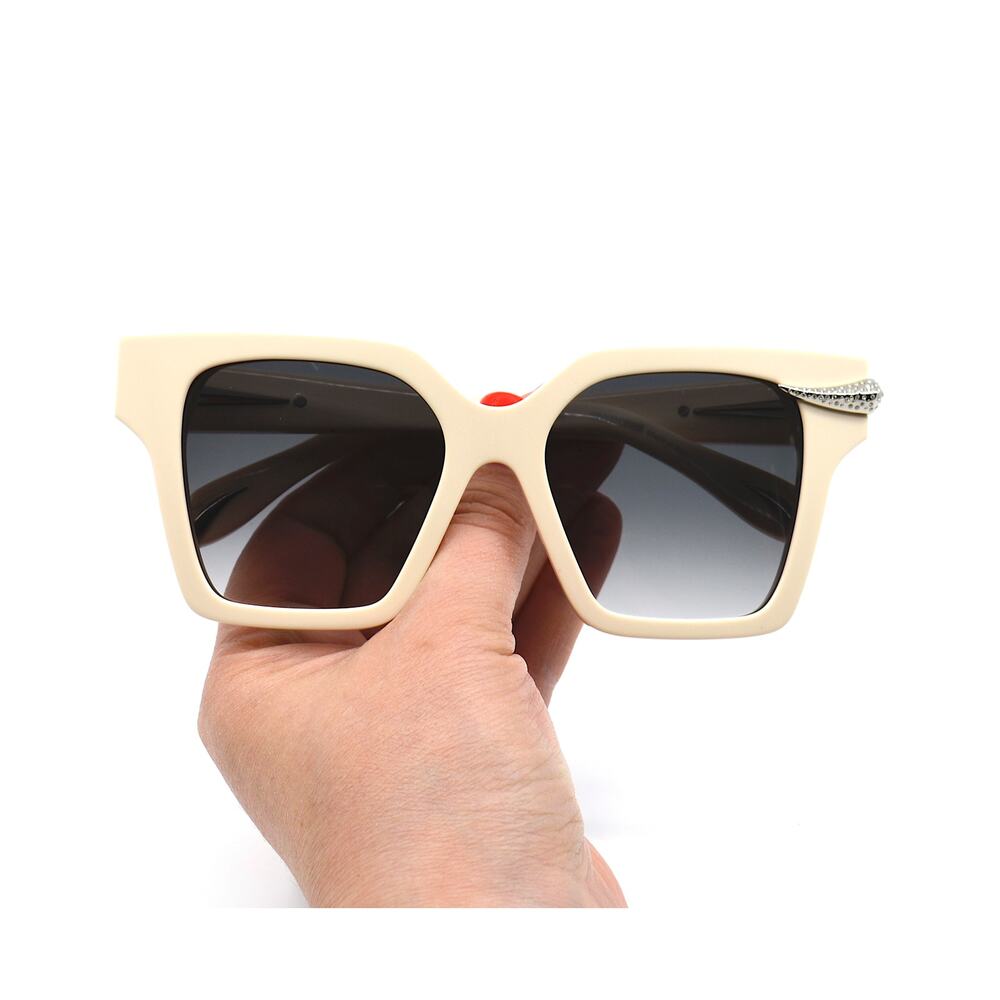 ROBERTO CAVALLI SRC002S IVORY GREY GRADIENT AUTHENTIC SUNGLASSES - Picture 12 of 14